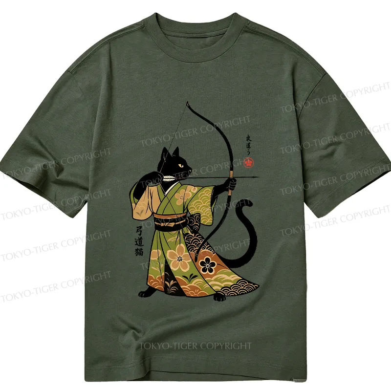 Tokyo-Tiger Japan Cat Archery Classic T-Shirt