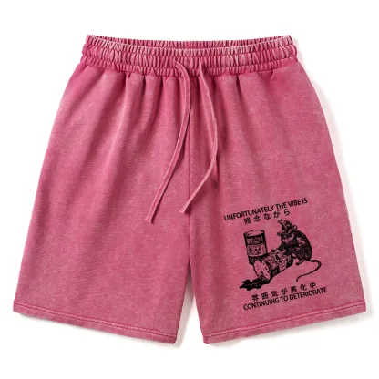 Tokyo-Tiger The Vibe Is Continuing To Deteriorate Washed Shorts