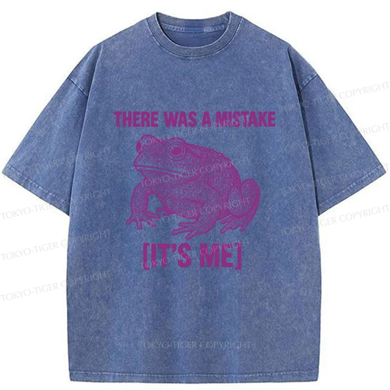 Tokyo-Tiger Mistake Frog Washed T-Shirt