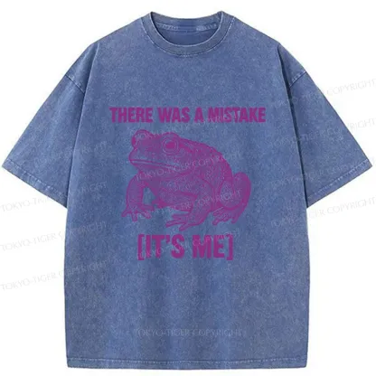 Tokyo-Tiger Mistake Frog Washed T-Shirt