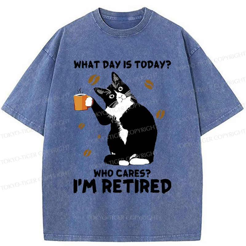 Tokyo-Tiger Retired Cat Washed T-Shirt