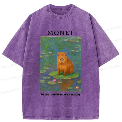 Tokyo-Tiger Monet's Capybara Washed T-Shirt