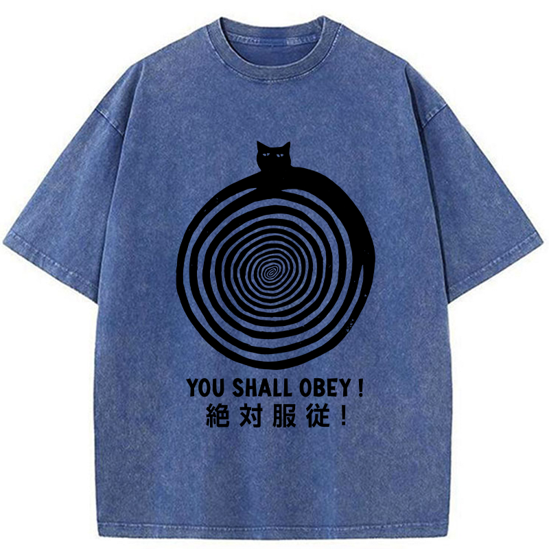 Tokyo-Tiger You Must Absolutely Obey Washed T-Shirt