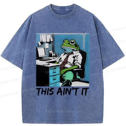 Tokyo-Tiger Working Frog Washed T-Shirt