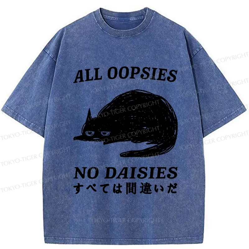 Tokyo-Tiger All Oopsies No Daisies Washed T-Shirt