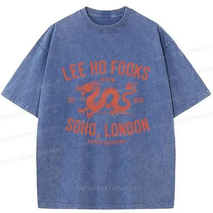 Tokyo-Tiger Delicious Chinese Restaurant Washed T-Shirt