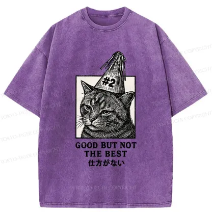 Tokyo-Tiger Second Place Cat Washed T-Shirt