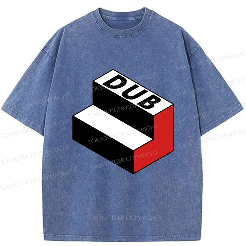 Tokyo-Tiger Dubstep Funny Washed T-Shirt