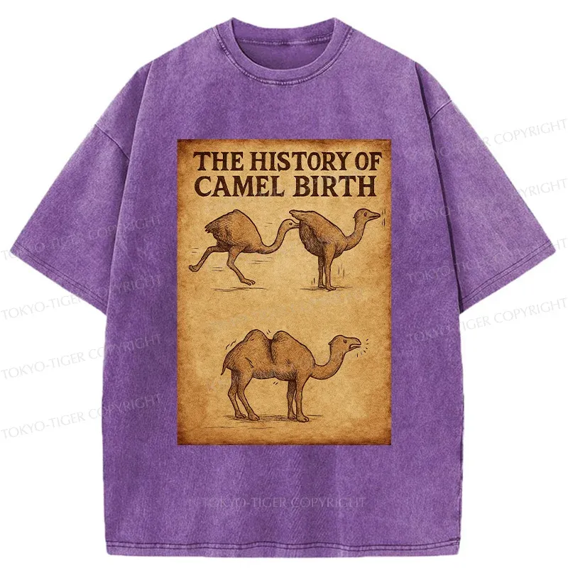 Tokyo-Tiger The History Of The Camel Washed T-Shirt