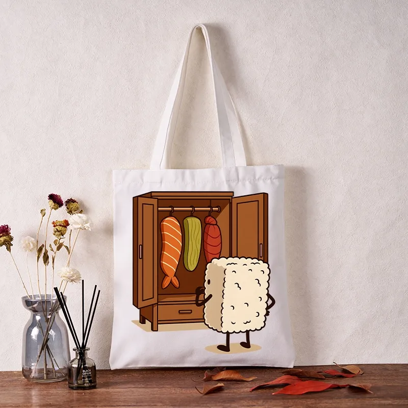 Tokyo-Tiger Sushi Pick Out Clothes Tote Bag