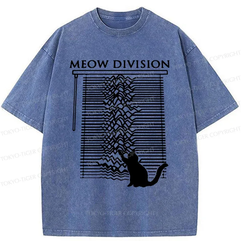 Tokyo-Tiger MEOW Music Washed T-Shirt