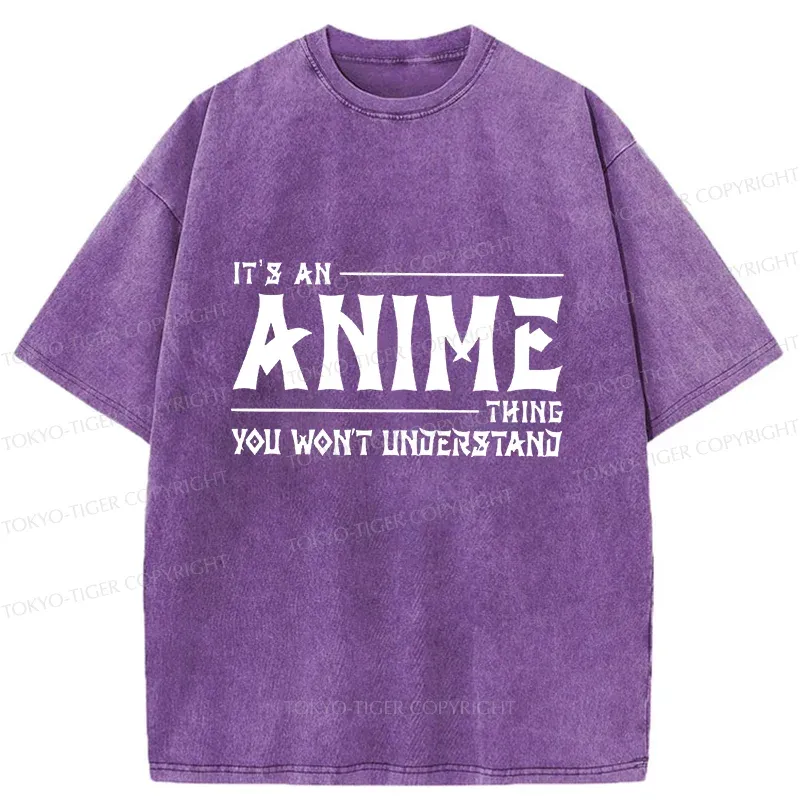 Tokyo-Tiger Interesting Anime Things Washed T-Shirt