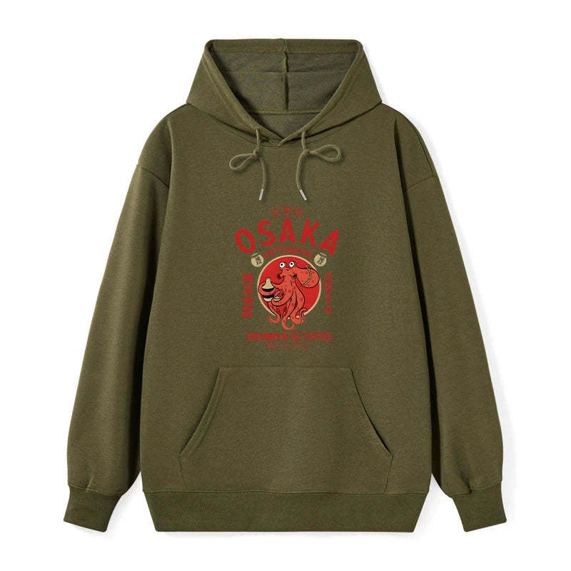 Tokyo-Tiger Drunken Octopus Japan Classic Hoodie
