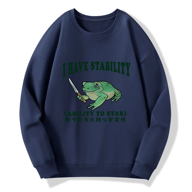 Tokyo-Tiger Mentally Stable Assassin Frog Sweatshirt