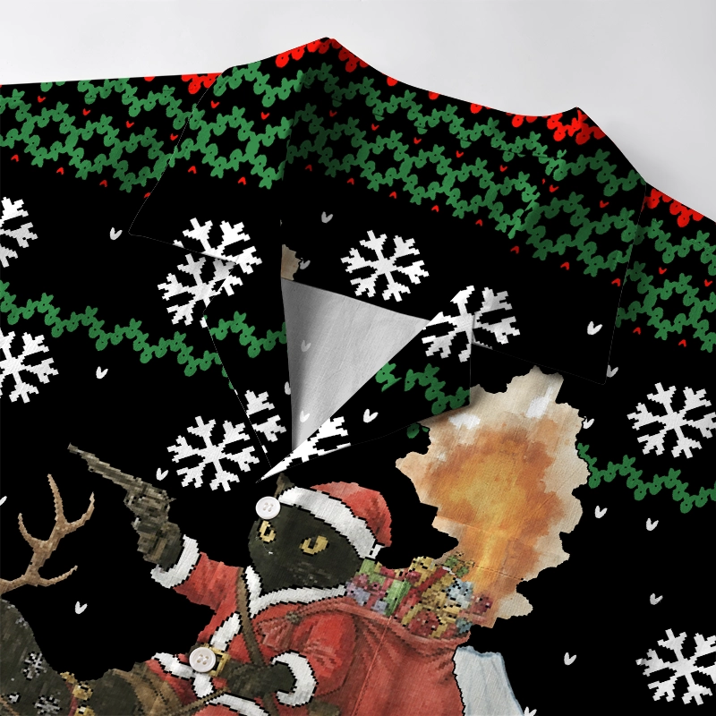 Tokyo-Tiger Cat Riding A Dinosaur Aloha Hawaiian Shirt