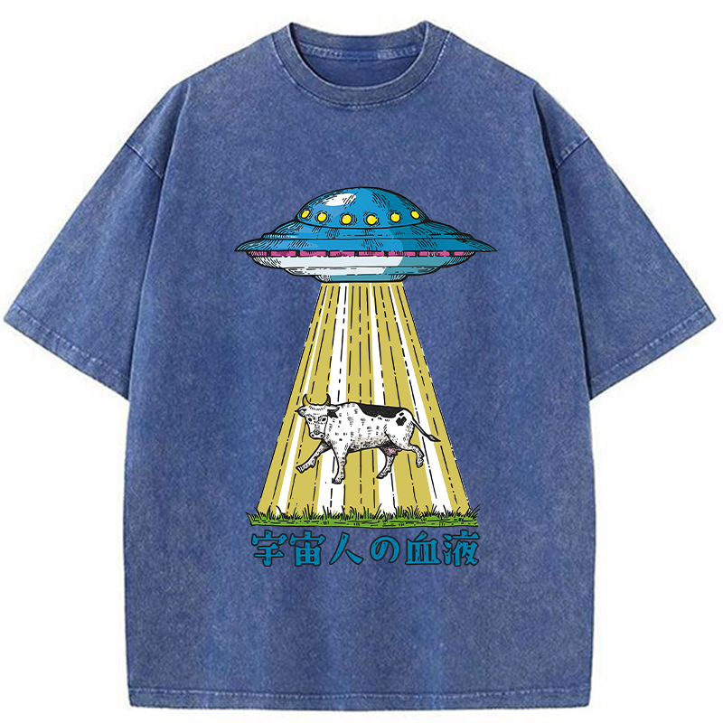 Tokyo-Tiger Alien Blood Washed T-Shirt