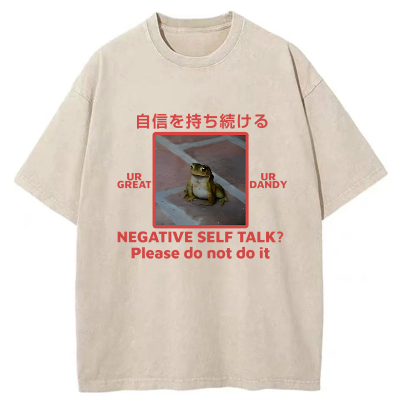 Tokyo-Tiger Stay Confident Washed T-Shirt