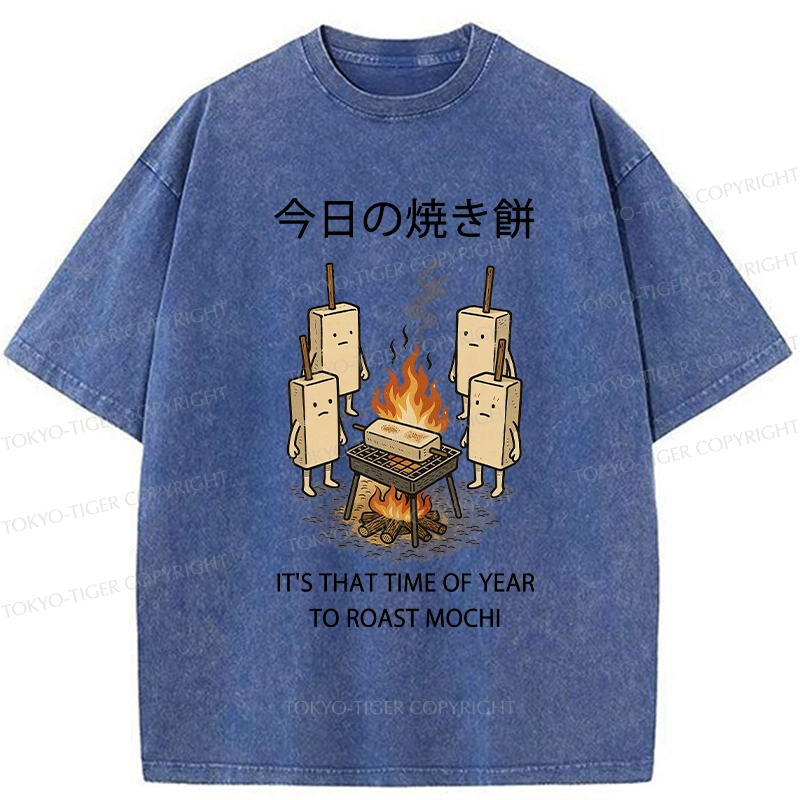 Tokyo-Tiger Today's Roast Mochi Washed T-Shirt