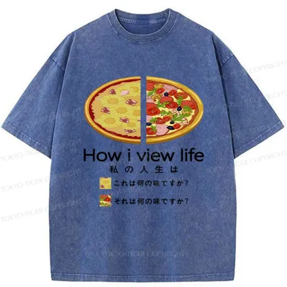 Tokyo-Tiger How I View Life Washed T-Shirt