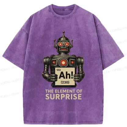 Tokyo-Tiger Machine Gets Surprised Washed T-Shirt