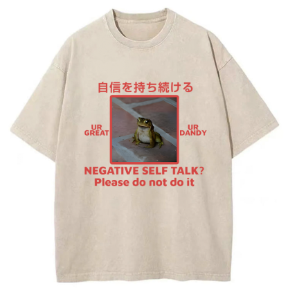 Tokyo-Tiger Stay Confident Washed T-Shirt