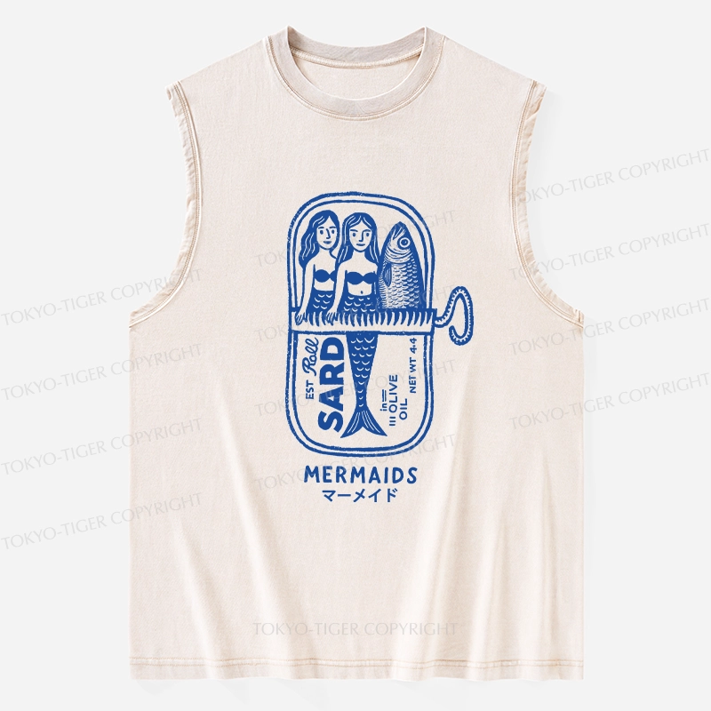 Tokyo-Tiger Mermaid Can Washed Tank