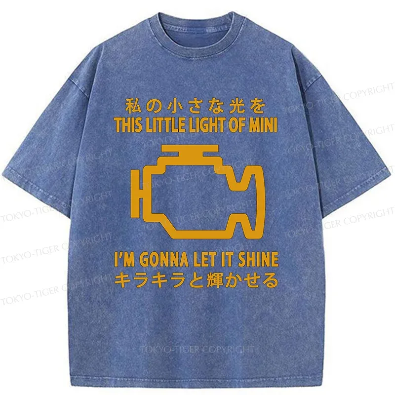 Tokyo-Tiger Glowing Fault Light Washed T-Shirt