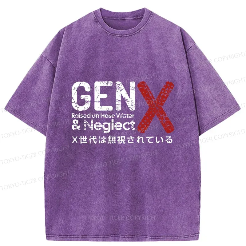 Tokyo-Tiger Neglected Generation X Washed T-Shirt