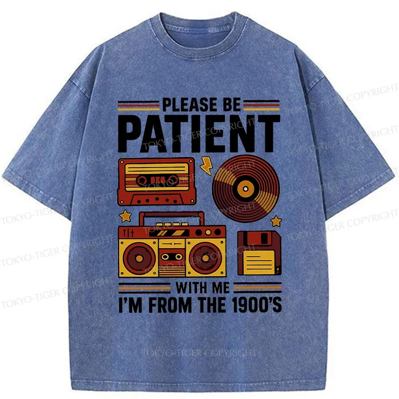 Tokyo-Tiger 90s Retro Stuff Washed T-Shirt