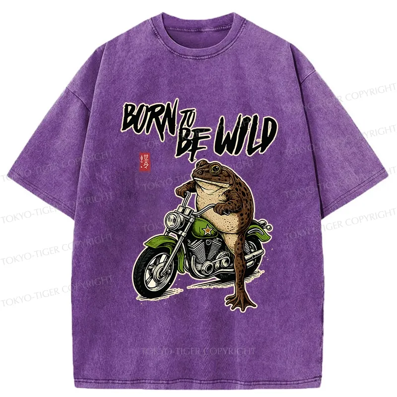 Tokyo-Tiger Born To Be Wild Washed T-Shirt