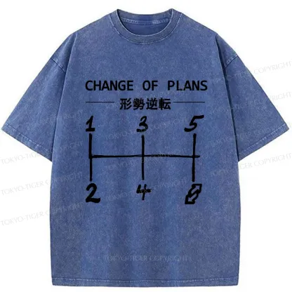 Tokyo-Tiger Change Of Plans Washed T-Shirt