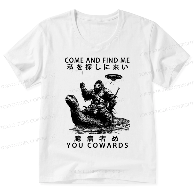 Tokyo-Tiger Can You Find Us V-Neck Classic T-Shirt