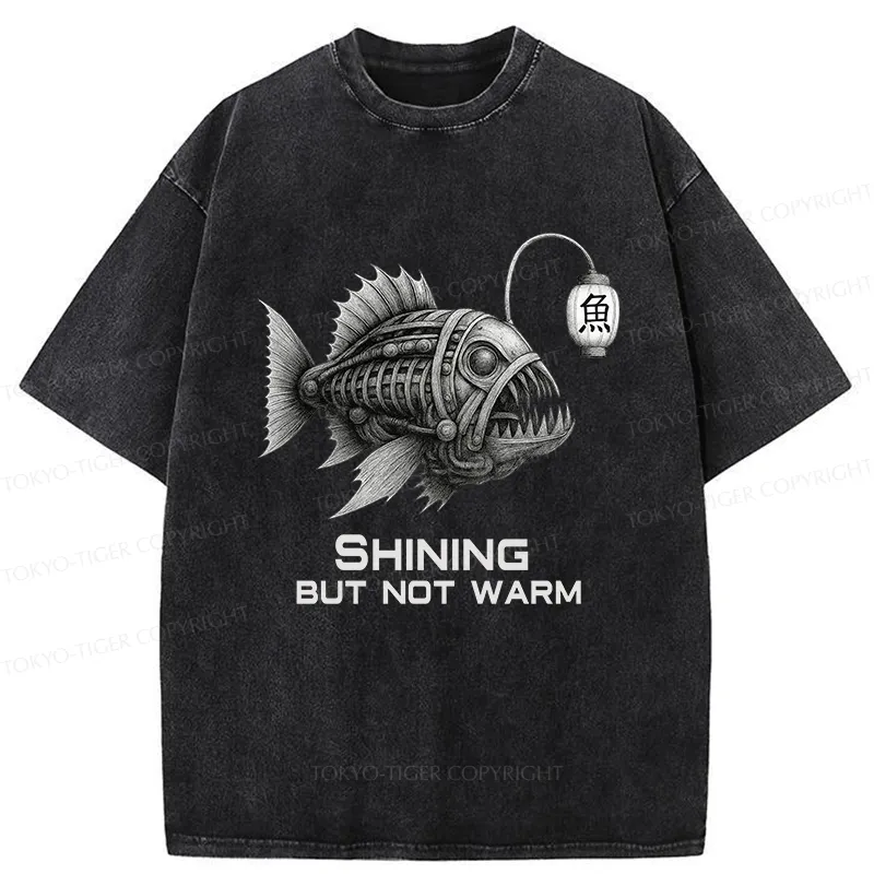 Tokyo-Tiger Shining But Not Warm Washed T-Shirt