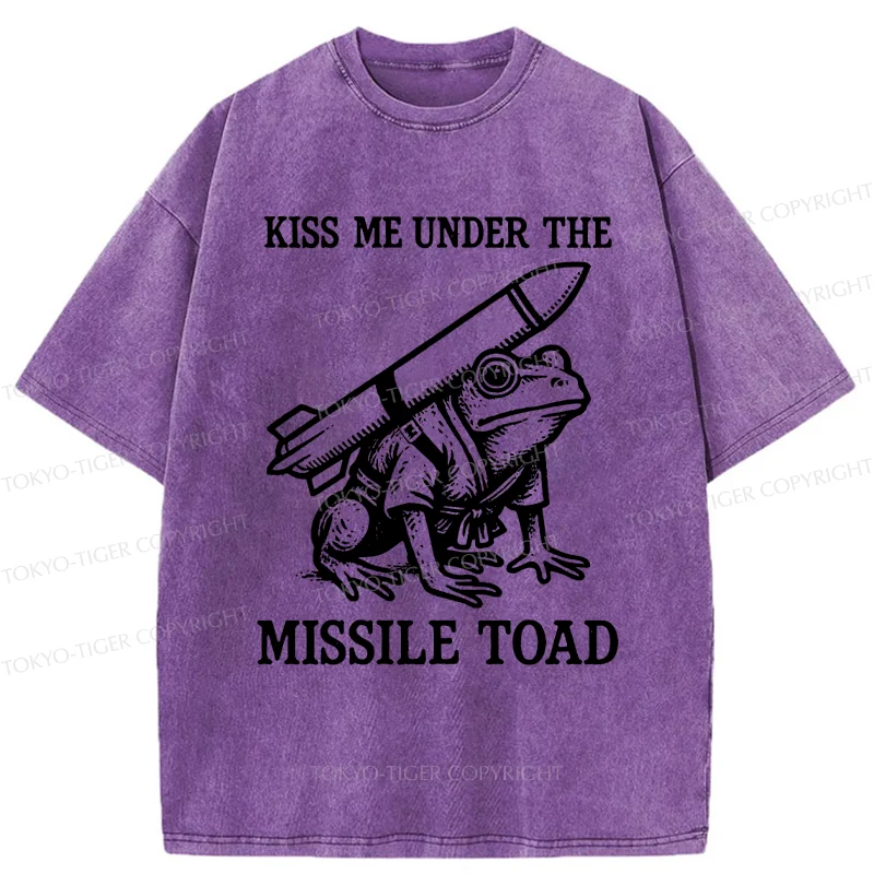 Tokyo-Tiger Missile Frog Washed T-Shirt