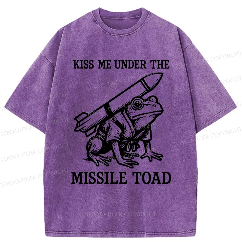 Tokyo-Tiger Missile Frog Washed T-Shirt