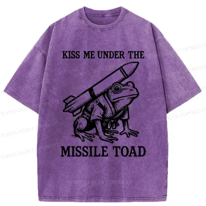 Tokyo-Tiger Missile Frog Washed T-Shirt