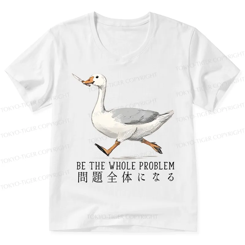 Tokyo-Tiger Running Stupid Goose V-Neck Classic T-Shirt