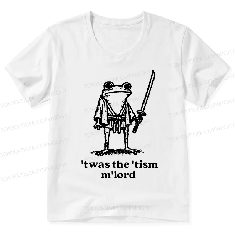 Tokyo-Tiger Focused Samurai Frog V-Neck Classic T-Shirt