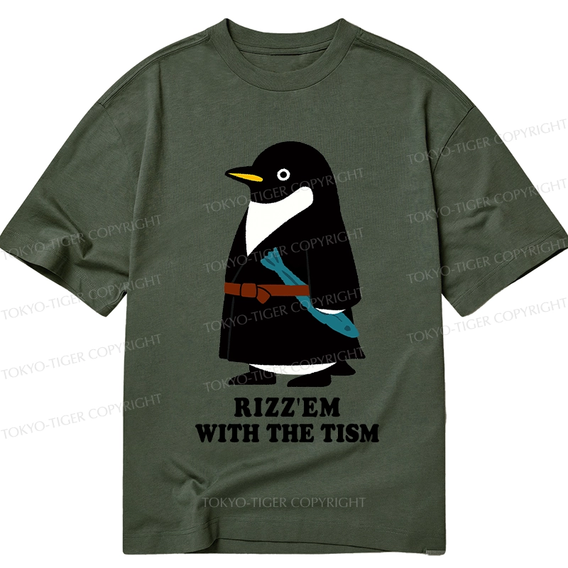 Tokyo-Tiger Rizz'Em With The Tism Classic T-Shirt