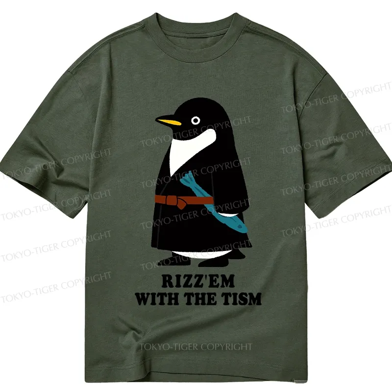 Tokyo-Tiger Rizz'Em With The Tism Classic T-Shirt