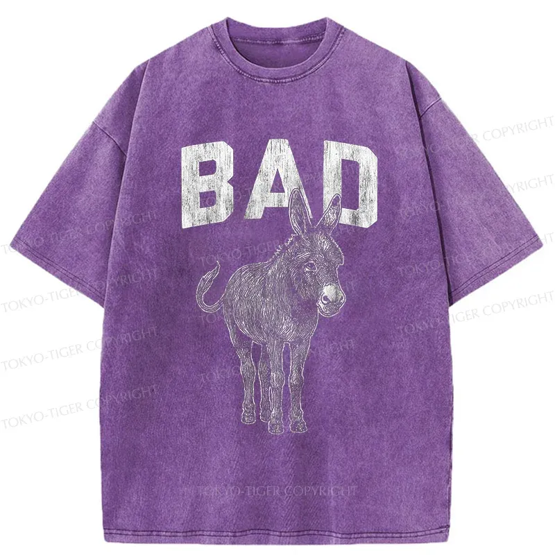 Tokyo-Tiger Bad Ass Washed T-Shirt