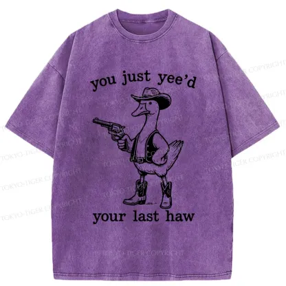 Tokyo-Tiger Handsome Goose Washed T-Shirt