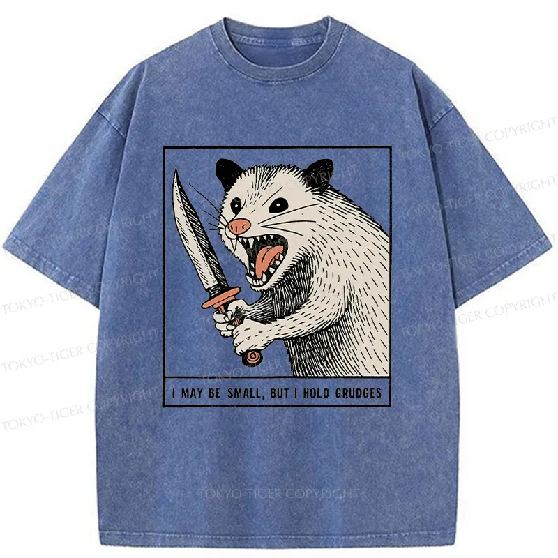 Tokyo-Tiger Possum With A Knife Washed T-Shirt