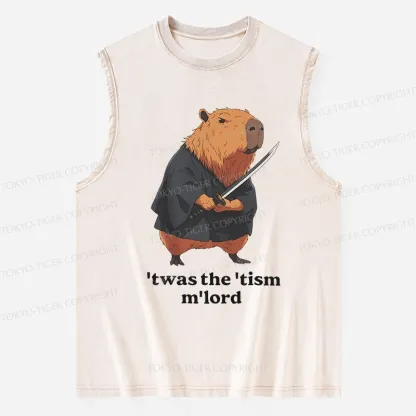 Tokyo-Tiger Focused Samurai Capybara Washed Tank