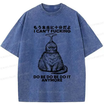 Tokyo-Tiger I've Had Enough Already Washed T-Shirt