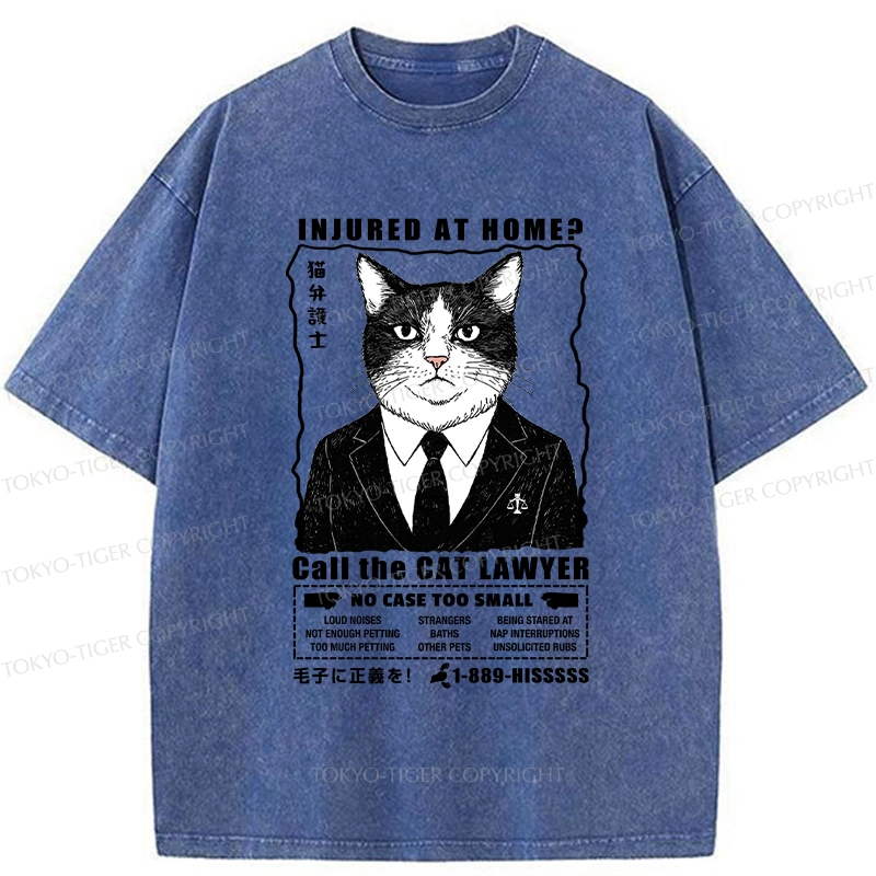 Tokyo-Tiger Get Justice Fur Real Washed T-Shirt