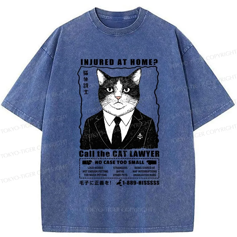 Tokyo-Tiger Get Justice Fur Real Washed T-Shirt