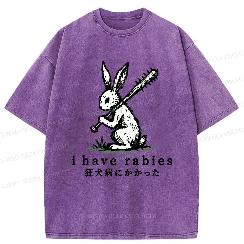 Tokyo-Tiger Violent Rabbit Washed T-Shirt