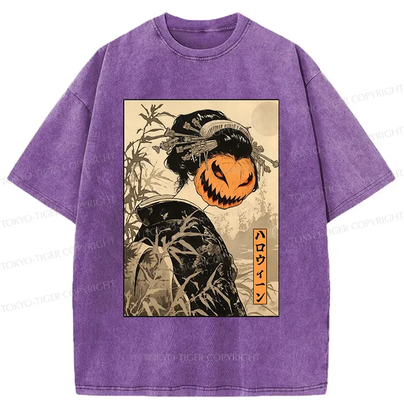 Tokyo-Tiger Horrible Geisha Washed T-Shirt