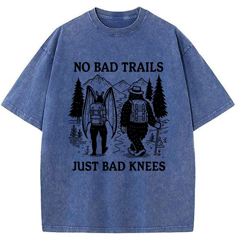 Tokyo-Tiger Go Camping With Monsters Washed T-Shirt